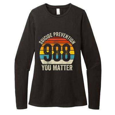 Vintage Suicide 788 Shirt Suicide Prevention 988 You Matter Womens CVC Long Sleeve Shirt