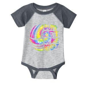 Volleyball Stuff Attire Tie Dye Gift For A Player Infant Baby Jersey Bodysuit