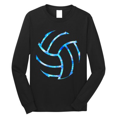 Volleyball Stuff Attire Tie Dye Gift For A N Girl Player Long Sleeve Shirt