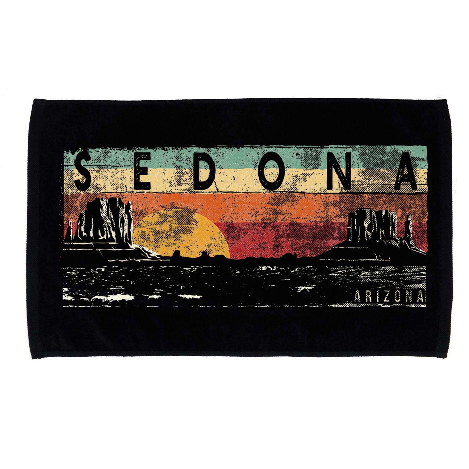 Vintage Sedona Arizona Sedona Az Microfiber Hand Towel