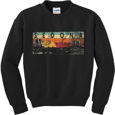 Vintage Sedona Arizona Sedona Az Kids Sweatshirt