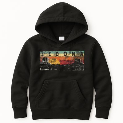 Vintage Sedona Arizona Sedona Az Kids Hoodie