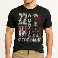 Veteran Suicide Awareness Ribbon 22 A Day Is 22 Too Many Cooling Performance Crew T-Shirt