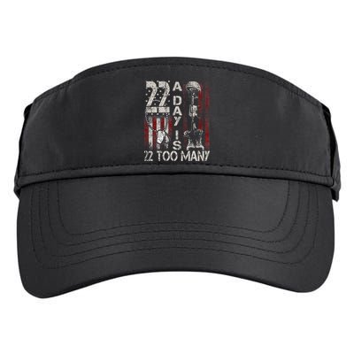 Veteran Suicide Awareness Ribbon 22 A Day Is 22 Too Many Adult Drive Performance Visor