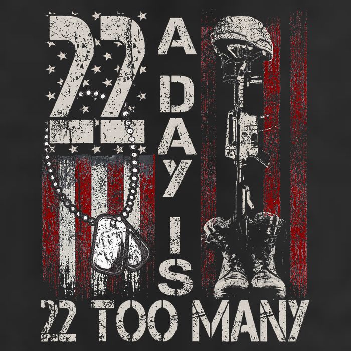 Veteran Suicide Awareness Ribbon 22 A Day Is 22 Too Many Golf Towel