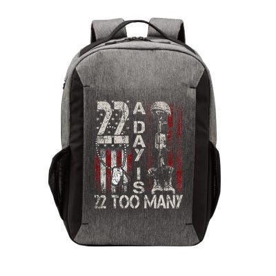 Veteran Suicide Awareness Ribbon 22 A Day Is 22 Too Many Vector Backpack