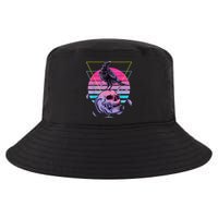 Vaporwave Skull And Crow Retro Aesthetic Pastel Goth Art Cool Comfort Performance Bucket Hat