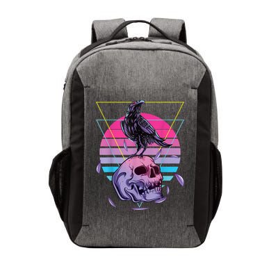 Vaporwave Skull And Crow Retro Aesthetic Pastel Goth Art Vector Backpack