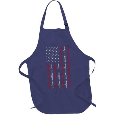 Vintage Submarine American Flag Funny 4th Of July Apron