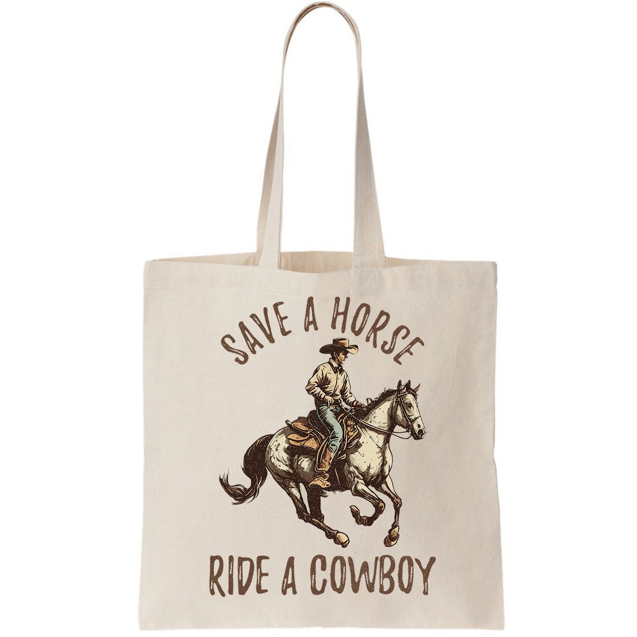 Vintage Save A Horse Ride A Cowboy Horseback Riding Horses Bag