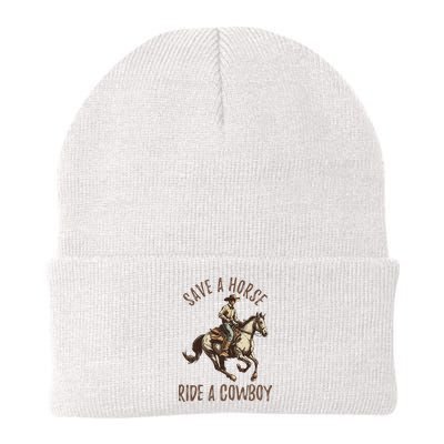 Vintage Save A Horse Ride A Cowboy Horseback Riding Horses Beanie