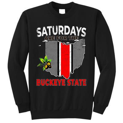 Vintage Saturdays Are For The Buckeye State Grunge Tall Sweatshirt