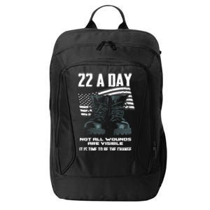 Veteran Suicide Awareness Gift City Backpack