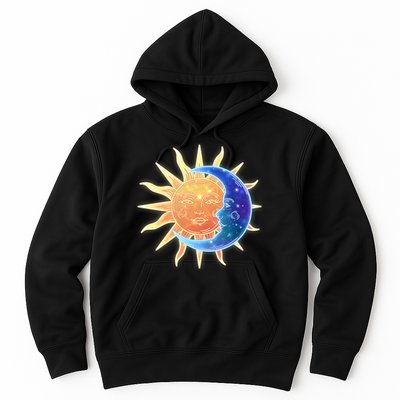 Vintage Sun And Moon Galaxy Hoodie