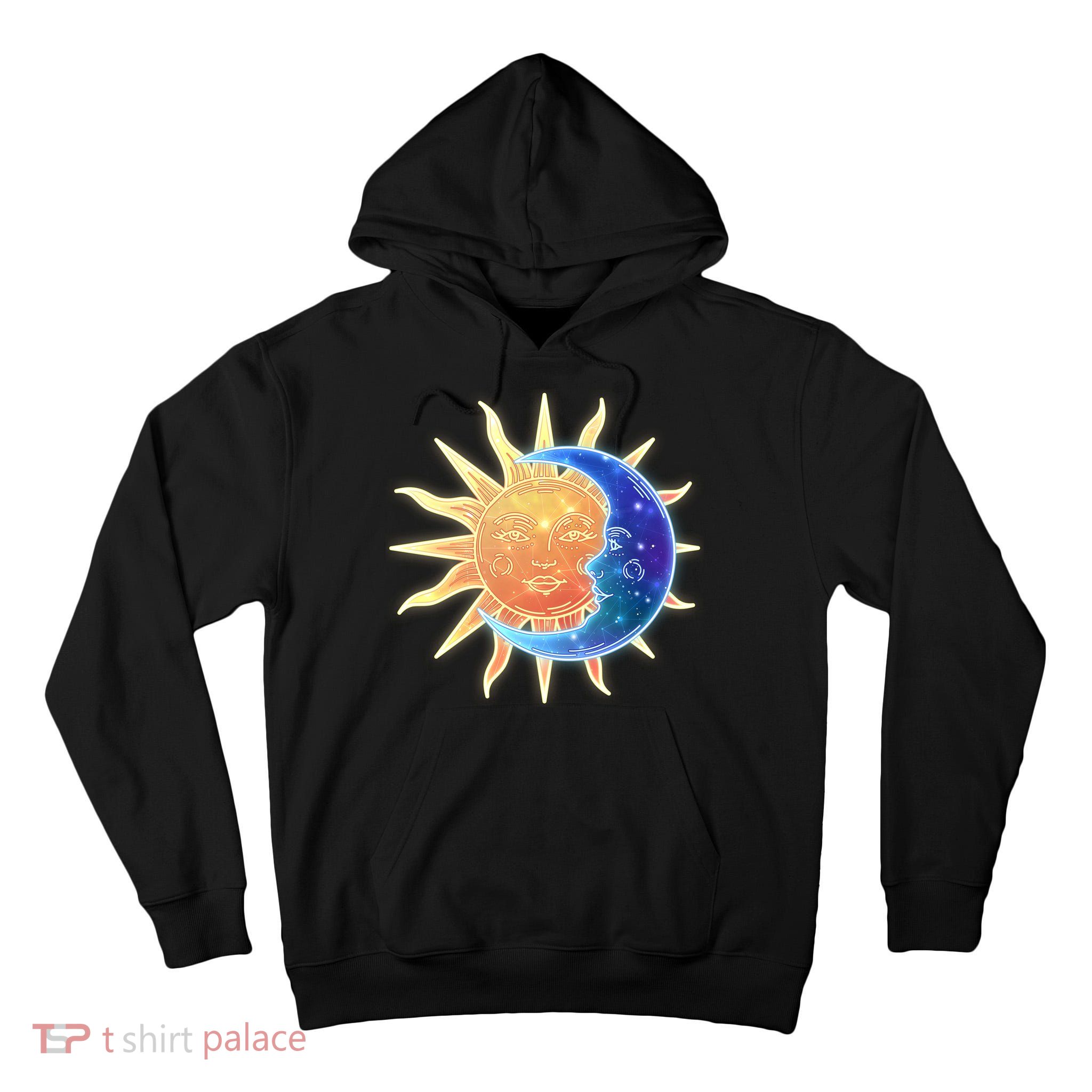 Vintage Sun And Moon Galaxy Tall Hoodie