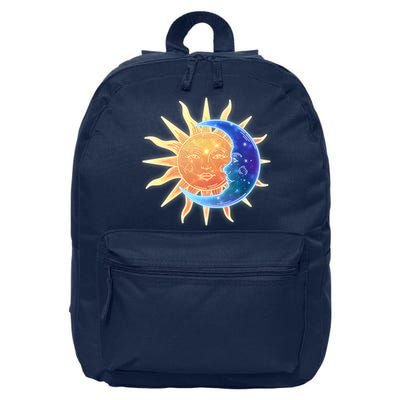 Vintage Sun And Moon Galaxy 16 in Basic Backpack