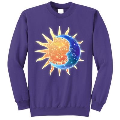 Vintage Sun And Moon Galaxy Sweatshirt
