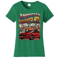 Vintage Streetwear American Muscle Car Women's T-Shirt