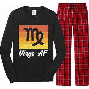 Virgo S And Zodiac Virgo Af Cool Gift Long Sleeve Pajama Set