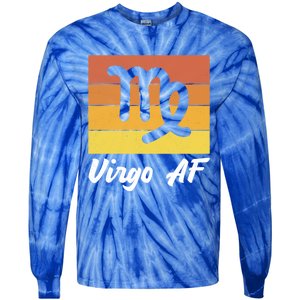 Virgo S And Zodiac Virgo Af Cool Gift Tie-Dye Long Sleeve Shirt