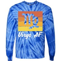 Virgo S And Zodiac Virgo Af Cool Gift Tie-Dye Long Sleeve Shirt