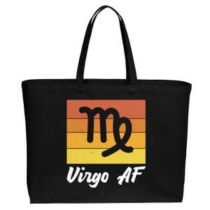 Virgo S And Zodiac Virgo Af Cool Gift Cotton Canvas Jumbo Tote