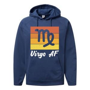 Virgo S And Zodiac Virgo Af Cool Gift Performance Fleece Hoodie