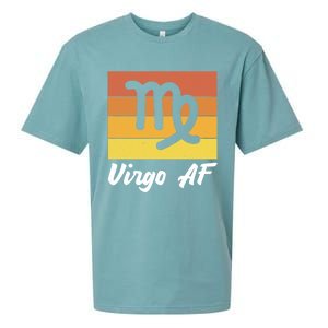 Virgo S And Zodiac Virgo Af Cool Gift Sueded Cloud Jersey T-Shirt