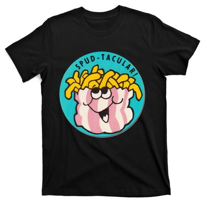 Vintage Scratch And Sniff Sticker French Fries Spud Tacular T-Shirt