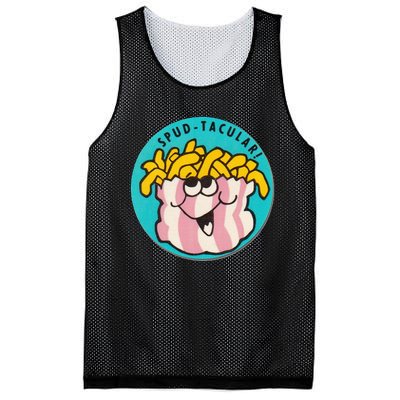 Vintage Scratch And Sniff Sticker French Fries Spud Tacular Mesh Reversible Basketball Jersey Tank