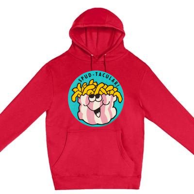 Vintage Scratch And Sniff Sticker French Fries Spud Tacular Premium Pullover Hoodie