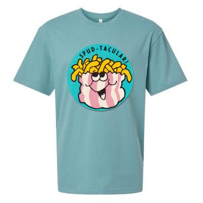 Vintage Scratch And Sniff Sticker French Fries Spud Tacular Sueded Cloud Jersey T-Shirt