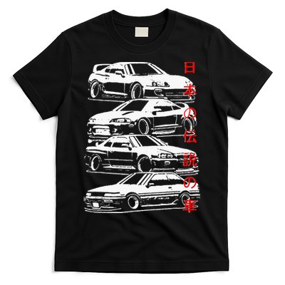Vintage Skyline Automotive Jdm Legend Tuning Car T-Shirt