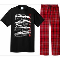 Vintage Skyline Automotive Jdm Legend Tuning Car Pajama Set