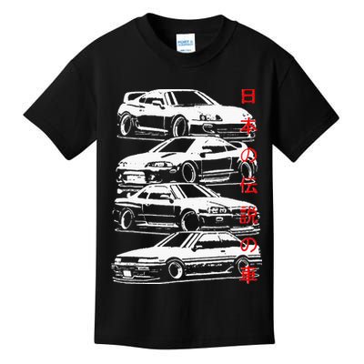 Vintage Skyline Automotive Jdm Legend Tuning Car Kids T-Shirt