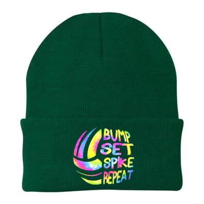 Volleyball Stuff Attire Tie Dye A Teen Girl Player Knit Cap Winter Beanie