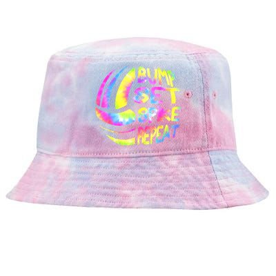 Volleyball Stuff Attire Tie Dye A Teen Girl Player Tie-Dyed Bucket Hat