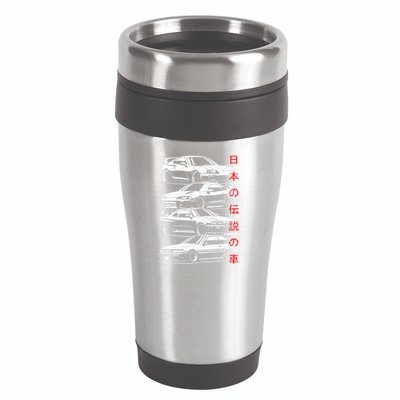 Vintage Skyline Automotive JDM Legend Tuning Car 16oz Travel Tumbler