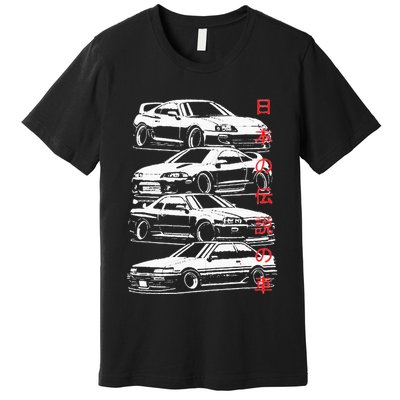 Vintage Skyline Automotive JDM Legend Tuning Car Premium T-Shirt