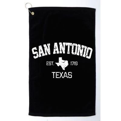 Vintage San Antonio Texas Est 1718 Souvenir Gift Cool Gift Golf Towel