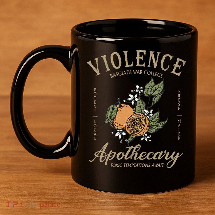 Violet Sorrengail Apothecary 11oz C Handle Ceramic Mug
