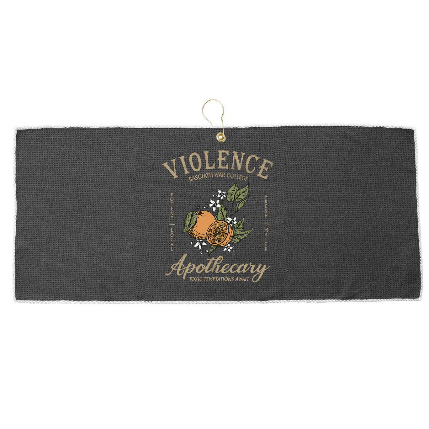 Violet Sorrengail Apothecary Large Microfiber Waffle Golf Towel