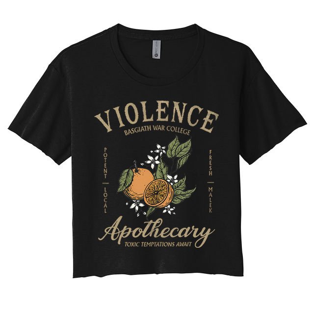 Violet Sorrengail Apothecary Crop Top