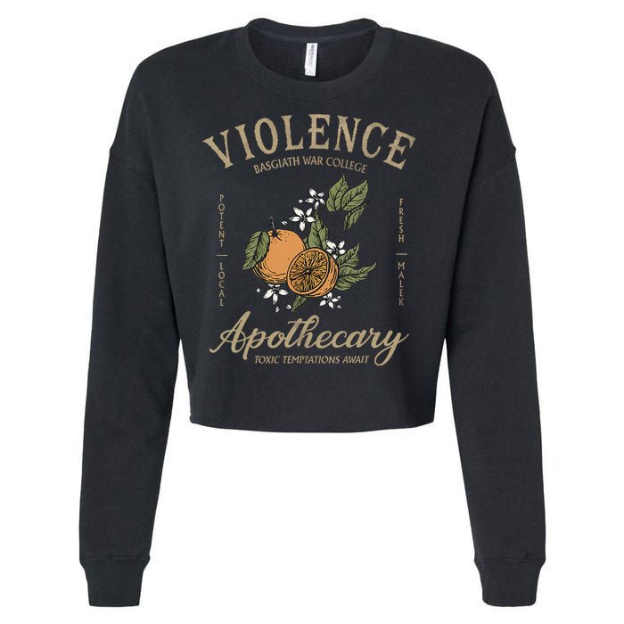 Violet Sorrengail Apothecary Cropped Pullover Crew