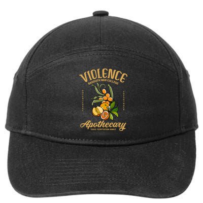 Violet Sorrengail Apothecary Basgiath War College Fourth Wing Dragon Rider 7-Panel Snapback Hat
