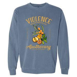 Violet Sorrengail Apothecary Basgiath War College Fourth Wing Dragon Rider Garment-Dyed Sweatshirt