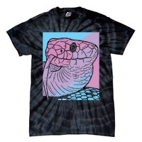 Vaporwave Snake Aesthetic Pastel Goth Serpent Tie-Dye T-Shirt