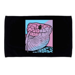 Vaporwave Snake Aesthetic Pastel Goth Serpent Microfiber Hand Towel