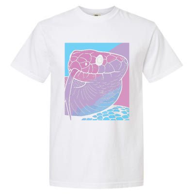 Vaporwave Snake Aesthetic Pastel Goth Serpent Garment-Dyed Heavyweight T-Shirt