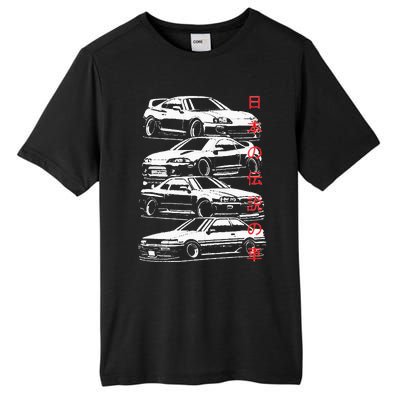 Vintage Skyline Automotive Jdm Legend Tuning Car Tall Fusion ChromaSoft Performance T-Shirt